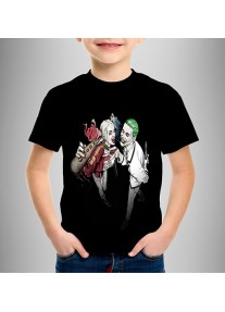 Детска тениска SUICIDE SQUAD - HARLEY QUINN & JARED LETO